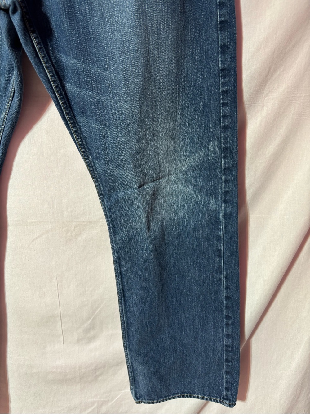 American Eagle Outfitters Men's Medium Blue Straight-Leg Jeans - Picture 4 of 11